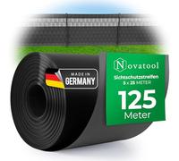 Novatool 5 x 25 m rotolo di strisce frangivista PP Premium per tappetini a doppia asta, alta qualità, alta qualità