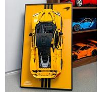 NOVDA Supporto da parete per display compatibile con auto sportive P1, modello 42172, 75 x 45 cm, telaio in alluminio, montaggio a parete per camera/ufficio/sala da collezione (modelli non inclusi)