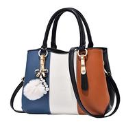 Nove borse da donna alla moda borse a tracolla borse e borse per le donne, Nero , Taglia unica