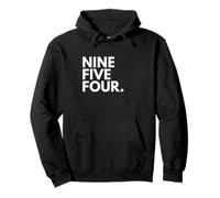Nove Cinque Four Codice Area 954 Fort Lauderdale Florida Felpa con Cappuccio