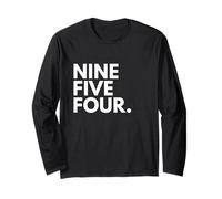 Nove Cinque Four Codice Area 954 Fort Lauderdale Florida Maglia a Manica