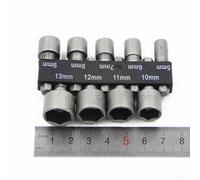 Nove pezzi essenziali compatti con una gamma completa di diversi strumenti di dimensioni standard che vanno da cinque a tredici millimetri