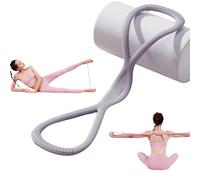 Novealcrbe Resistance Bands, Exercise Strap with Handles for Fitness, Arms, Chest Extension Strap, Full Body Yoga Drawstring, Figure 8 Exercise Band for Women Men (Gray 35 lbs)