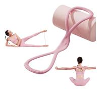 Novealcrbe Resistance Bands, Exercise Strap with Handles for Fitness, Arms, Chest Extension Strap, Full Body Yoga Drawstring, Figure 8 Exercise Band for Women Men (Pink 15 lbs)