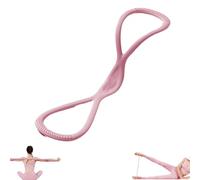 Novealcrbe Resistance Bands, Novealcrbe Figure 8 Resistance Bands, Luminousdo Resistance Band for Women Men, Yoga Resistance Band for A Sexy Back in Just 10 Minutes/Day (Pink15lbs)