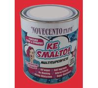 Novecento KESMALTO Smalto Lucido all'Acqua 750ml Rosso Bandiera