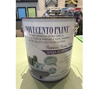 Novecento Paint Mobili Pittura Gessosa Extra Opaca, Tortora, 2,5 lt, Finitura Chalk Paint per Interni ed Esterni
