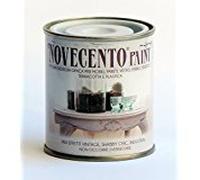 Novecento Paint Pittura Gessosa Extra Opaco Ideale Per Ambientazioni Ed Arredi In Stile Shabby Chic (Nero Perfetto)