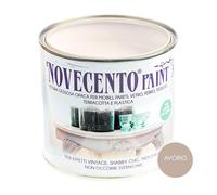 Pittura gessosa NOVECENTO PAINT extra opaca stile shabby chic 500 ml tinte varie