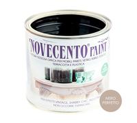 Novecento Paint Pittura Gessosa Extra Opaco Ideale Per Ambientazioni Ed Arredi In Stile Shabby Chic (Nero Perfetto)