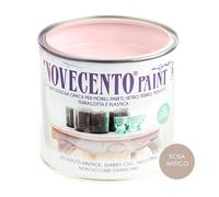 Pittura gessosa NOVECENTO PAINT extra opaca stile shabby chic 500 ml tinte varie