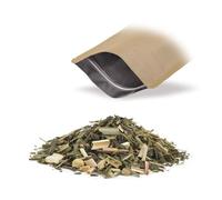 Novecento Tè® | Tè Verde Zenzero e Limone | Tè Verde Zenzero Limone Citronella Foglie | Tè Verde Digestivo | Miscela Tè, Frutta e Spezie - 45 Gr