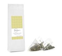 Novecento Tè® | Tè Verde Zenzero Limone | Tè Verde Zenzero Limone Citronella - 15 Infusori Piramide | Infuso Digestivo Frutta Spezie