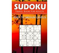 Novedog Puzzles Sudoku Travel Book For Adults - Easy To Medium Level (Tascabile)