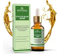 NOVEHA Stye Relief Serum - Miscela vegetale con tea tree, avocado e olio di semi d'uva - Cura idratante delicata per coperchi e ciglia - 20 ml