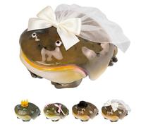 Novel Frog Case for AirPod, Ugly Cute Frog Earbuds Cases, Funny Unique Gift, Resin Material (A-4)