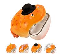 Novel Frog Case for AirPod, Ugly Cute Frog Earbuds Cases, Funny Unique Gift, Resin Material (B-3)