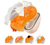 Novel Frog Case for AirPod, Ugly Cute Frog Earbuds Cases, Funny Unique Gift, Resin Material (B-4)