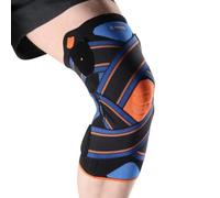 Novelastic® Thuasne Sport - Ginocchiera con chiusura a strappo, colore: nero, taglia XL