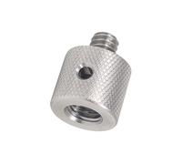 NovelGoal Acciaio inossidabile Pollice 1/4-20 Maschio a M8-1.25 Femmina Adattatore Vite Adattatore Treppiede Vite Adattatore Fotografia Accessorio con Foro laterale rinforzato Dimensioni esterne D15*