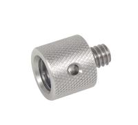 NovelGoal Acciaio inossidabile Pollici 1/4-20 * 7 Maschio a M10-1.5 * 7 Femmina Adattatore Vite Vite Adattatore Treppiede Adattatore Vite Fotografia Accessorio con Foro laterale rinforzato Dimensioni
