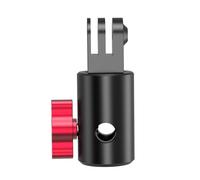 NovelGoal Adattatore a sgancio rapido per treppiede, supporto per treppiede in alluminio, supporto per luce da 1/4"-20, compatibile con accessori fotografici con un diametro di 10-16 mm (tipo 2)