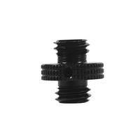 NovelGoal Adattatore da maschio a femmina da 1/4" a 3/8", adattatore convertitore per fotocamera DSLR, monitor, gabbia, treppiede, accessori per luce (da maschio 3/8 a maschio 3/8)
