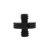 NovelGoal Adattatore da maschio a femmina da 1/4" a 3/8", adattatore convertitore per fotocamera DSLR, monitor, gabbia, treppiede, accessori per luce (1/4 maschio a maschio)