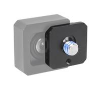 NovelGoal Base adattatore per montaggio a scarpa fredda a sgancio rapido, montaggio ARRI da 6,35 mm, vite girevole a 360 gradi, treppiede per gabbia per fotocamera, supporto per monitor con luce a LED