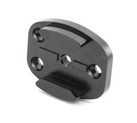 NovelGoal Base adattatore per treppiede in alluminio CNC superficie piana con foro per vite da 1/4 '' compatibile con accessori adattatori per action cam DJI
