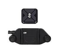 NovelGoal Clip da cintura per fotocamera a sgancio rapido, fibbia da appendere per zaino, tracolla, supporto a morsetto per accessori per fotocamera (fibbia, nero)
