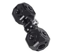 NovelGoal Convertitore per montaggio su base treppiede da 1/4" 3/8" fori versatile mini cubo magico compatibile con adattatore a sfera per fotocamera DSLR GoPro (Cube D)