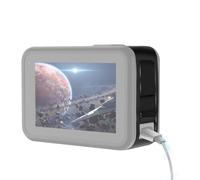 NovelGoal Coperchio laterale antipolvere in metallo per batteria compatibile con GoPro Hero 11 10 9 Black Action Camera rimovibile scorrevole coperchio di ricarica porta custodia di ricarica