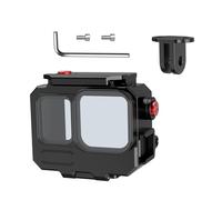 NovelGoal Custodia impermeabile in alluminio da 80 m per Ace Pro/Ace Pro 2, custodia subacquea con adattatore magnetico, custodia protettiva per fotocamera (versione universale a doppio slot)