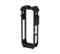 NovelGoal Gabbia per fotocamera per Action 5 Pro/4/3 e X5, telaio protettivo in alluminio con foro per vite da 1/4", base magnetica a sgancio rapido e supporto per slitta fredda (gabbia X5)