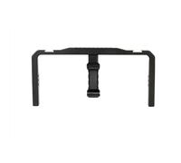 NovelGoal Gabbia per telefono, doppia impugnatura per smartphone, stabilizzatore per riprese video, con 2 supporti Cold Shoe, doppia impugnatura, per creatori di vlogging (nero)