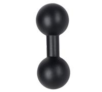 NovelGoal Kit di espansione doppia in alluminio con doppia testa a sfera da 25 mm a 17 mm/25 mm, adattatore per action camera (da 17 mm a 25 mm)
