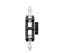 NovelGoal Magic Arm Morsetto a forma di granchio multifunzionale a doppia testa a sfera adattatore di montaggio 1/4" vite per monitor video luce