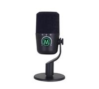 NovelGoal Microfono USB Studio IIntelligent Microfono a condensatore con cancellazione del rumore per PC Computer Registrazione dal vivo Microfono Canto (nero)