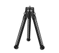 NovelGoal Mini treppiede in fibra di carbonio stabilizzatore telefono fotocamera selfie stick adatto per accessori per telefoni cellulari con 1/4 fori per viti DSLR Microslr Fill Light Microfono ecc.