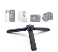 NovelGoal Mini treppiede, supporto per fotocamera con vite da 1/4 per giunto cardanico portatile, supporto per fotocamera DSLR, supporto per telefono, staffa per luce di riempimento Vlog Selfie Stick
