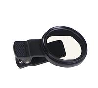 NovelGoal Professional 52 mm Phone Camera Clamp con obiettivo macro CPL Star Filtro ND variabile per tutti gli smartphone (con filtro Star 4X, foro quadrato)