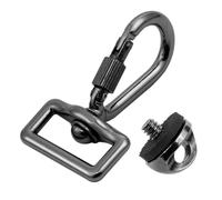 NovelGoal Serratura di sicurezza in metallo con fibbia a sgancio rapido a vite da 1/4 per tracolla gancio per tracolla SLR fotocamera treppiede accessori (blocco e vite)