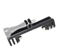 NovelGoal Staffa in plastica Adattatore doppio supporto treppiede Doppia porta treppiede Supporto treppiede per Hero 11 10 9 8 7 per Action Camera fissa su fotocamera SLR (solo staffa)