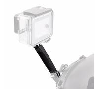 NovelGoal Supporto per braccio di estensione per casco compatibile con GoPro Action Camera CNC Staffa per casco adattatore treppiede adattatore per ciclismo equitazione (88 mm)