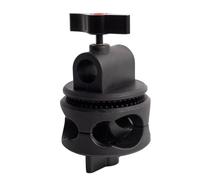 NovelGoal Testa girevole Grip Morsetto Angolo Tilt Mount Ruota Morsetto Connettore Staffa per Braccio Braccio Riflettore Supporto Stand Photo Studio Accessori