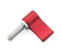 NovelGoal Vite a mano regolabile CNC M4 M5 M6* 12mm 17mm 20mm Viti di bloccaggio strette per fotocamera DSLR 15mm Asta guida Seguire gli accessori di messa a fuoco (M5x17mm, rosso)