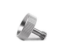 NovelGoal Vite per fotocamera subacquea da 1/4" pollice a sgancio rapido in acciaio inossidabile 304 vite a mano per maniglia vassoio staffa fotografia subacquea (1 pz)
