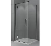Novellini Modus porta doccia 75 cm a battente cromo lucida/vetro trasparente MODUSGF75LS-1K