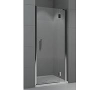 Novellini Modus porta doccia 80 cm a battente cromo lucida/vetro trasparente MODUSG80D-1K